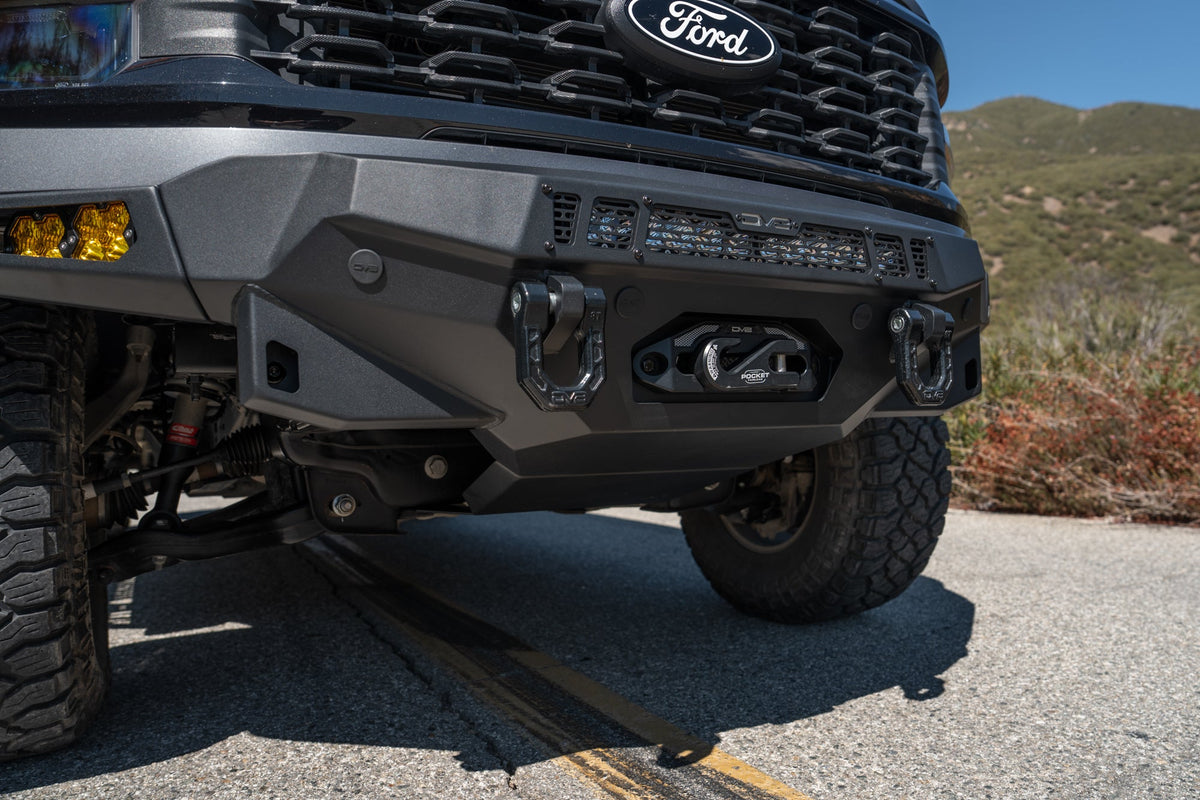 DV8 Offroad 2024+ Ford F-150 Spec Series Front Bumper — FBFF1-15 — product view 6