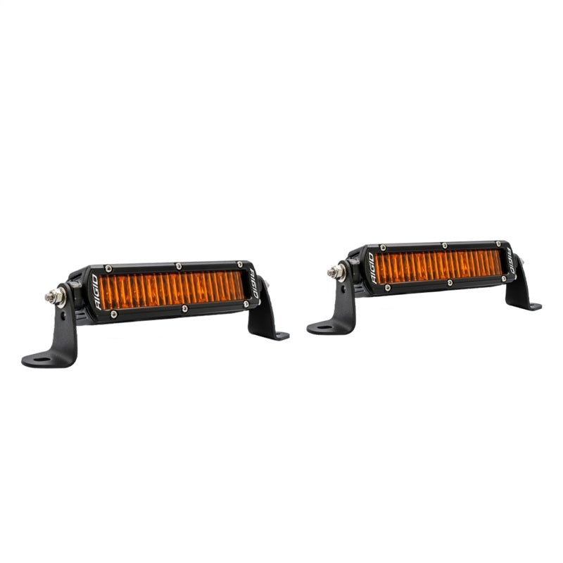 Rigid Industries SR-Series SAE 6in. w/ Amber PRO Lens (Pair)-thumbmail-2