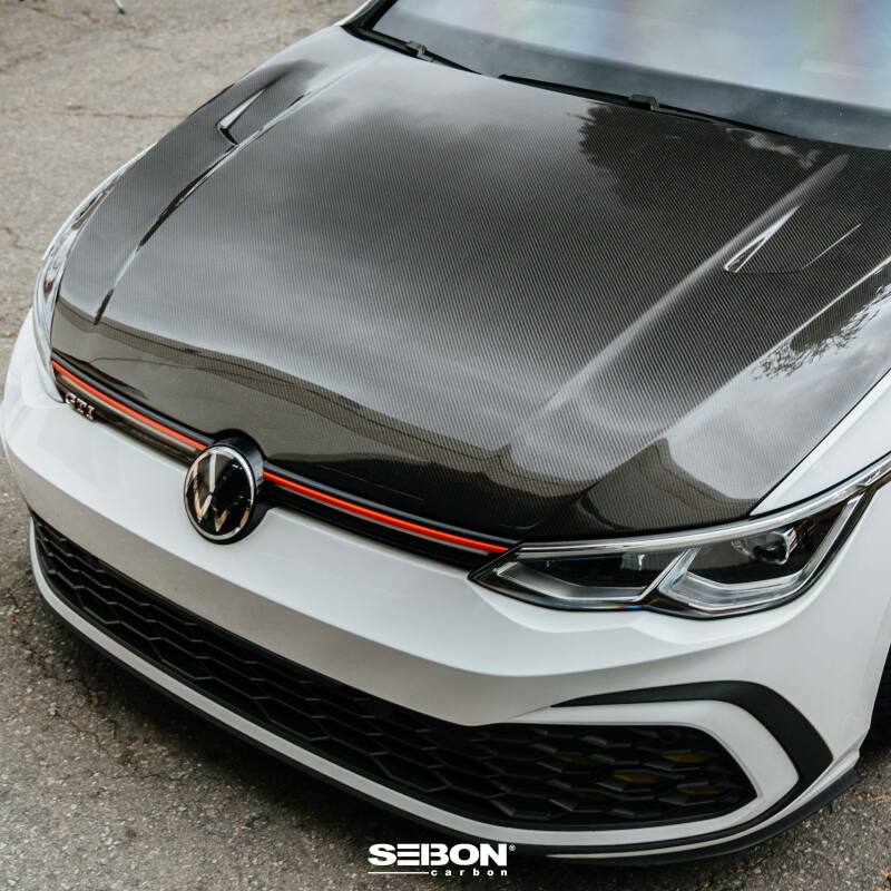 Seibon 22-23 Volkswagen Golf GTI/R  TM-Style Carbon Fiber Hood-thumbmail-8