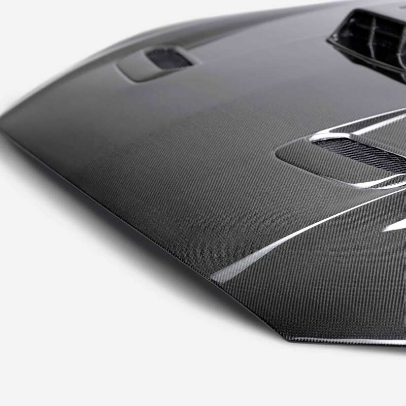 Anderson Composites 21-23 Ford Mustang Mach 1 Type-SK Double-Sided Carbon Fiber Hood-thumbmail-6