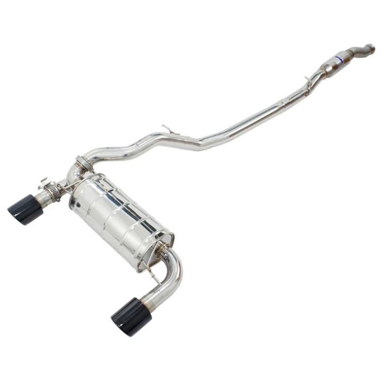 Invidia 15-18 Ford Focus RS Q300 w/Valve Rolled Black Tip Cat-Back Exhaust-thumbmail-2