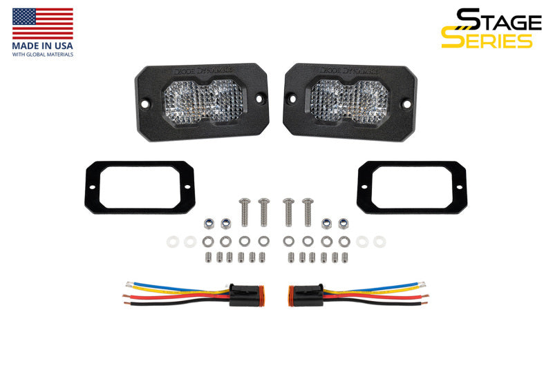 Diode Dynamics C2R White Flood Flush Mount LED Pod (Pair)-thumbmail-7