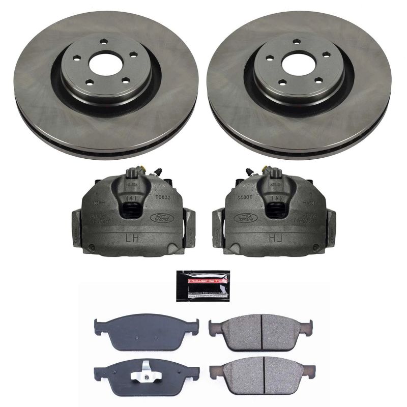 Power Stop 13-14 Ford Focus Front Autospecialty Kit w/Cals-thumbmail-1