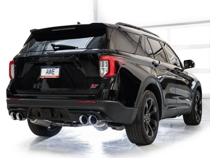 AWE Tuning 2020+ Ford Explorer ST Touring Edition Exhaust w/ Chrome Silver Tips-thumbmail-12