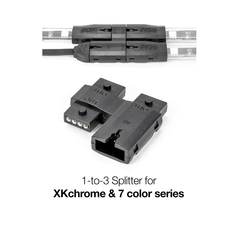 XK Glow XKChrome 1 to 3 Splitter Add On-thumbmail-1