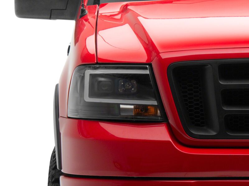 Raxiom 04-08 Ford F-150 Axial Series Projector Headlights- Black Housing- Clear Lens-thumbmail-7