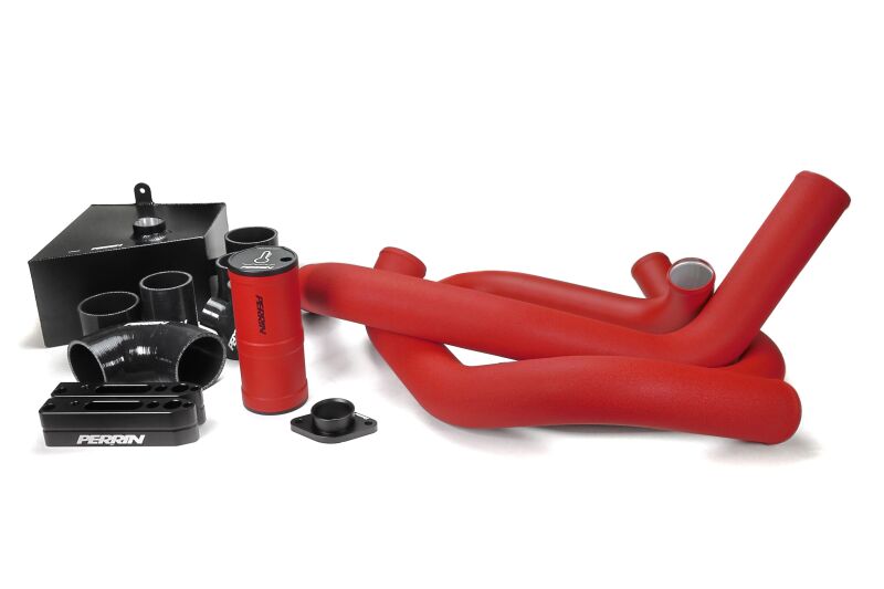 PERRIN 15-21 Subaru WRX Front Mount Intercooler Boost Tube Kit - Red-thumbmail-5