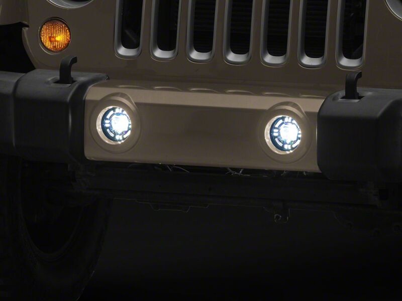 Raxiom 07-18 Jeep Wrangler JK V2 LED Fog Lights with Amber Turn Signals-thumbmail-9