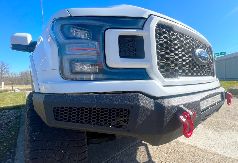 Fishbone Offroad 18-20 Ford F150 Pelican Front Bumper - Black Texture-thumbmail-2