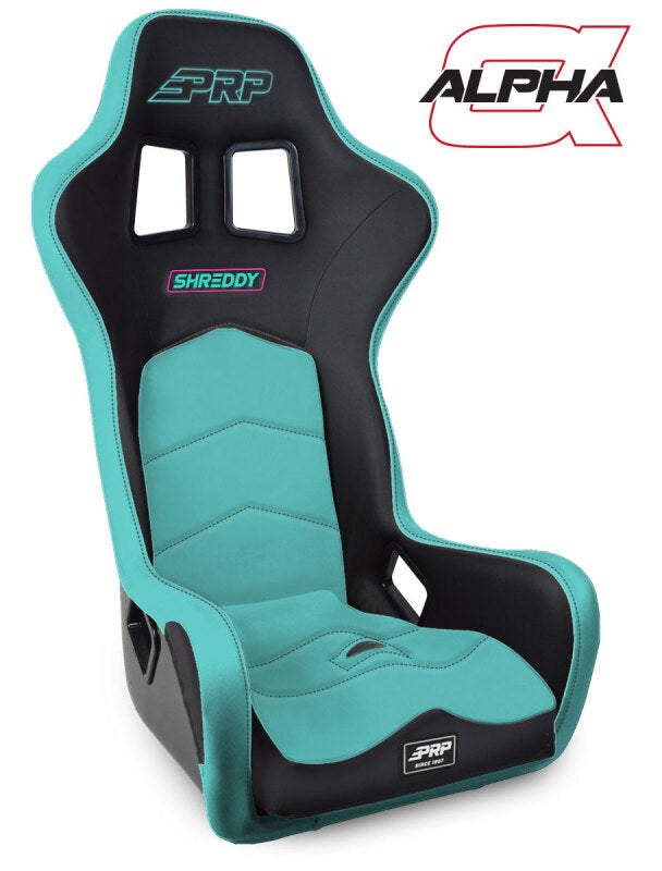 PRP Shreddy Alpha Composite Seat- Teal / Black-thumbmail-1