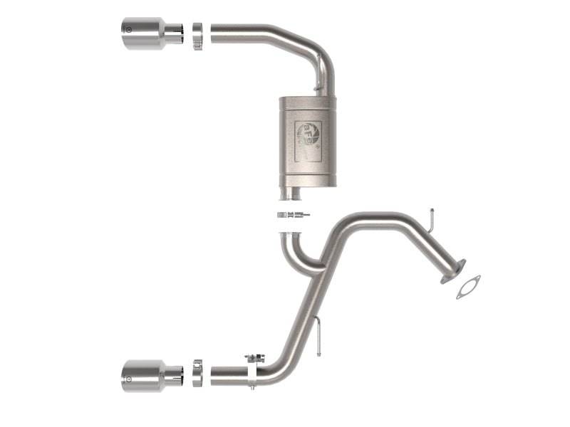 aFe Takeda 22-23 Hyundai Elantra N L4-2.0L (t) 3in 304 SS Axle-Back Exhaust w/ Polished Tips-thumbmail-5