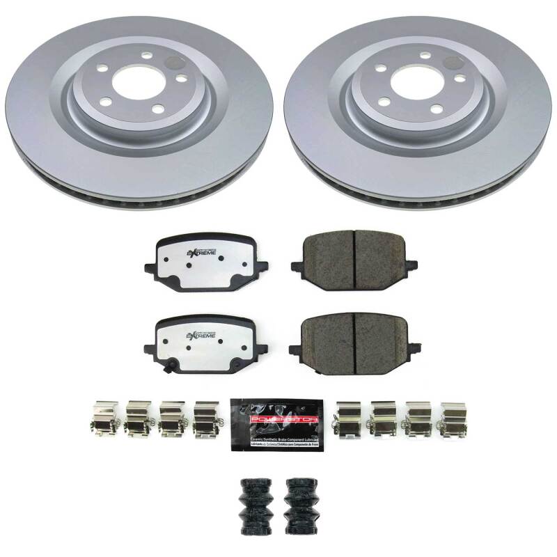 Power Stop 20-25 Ford Explorer Rear Z36 Coated Truck & Tow Brake Kit-thumbmail-1