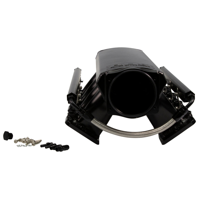 Fast Intake Manifold, Rhs Sheet Met Al, Ls Cathedral Port, Black W/ Fuel Rail Kit-thumbmail-6