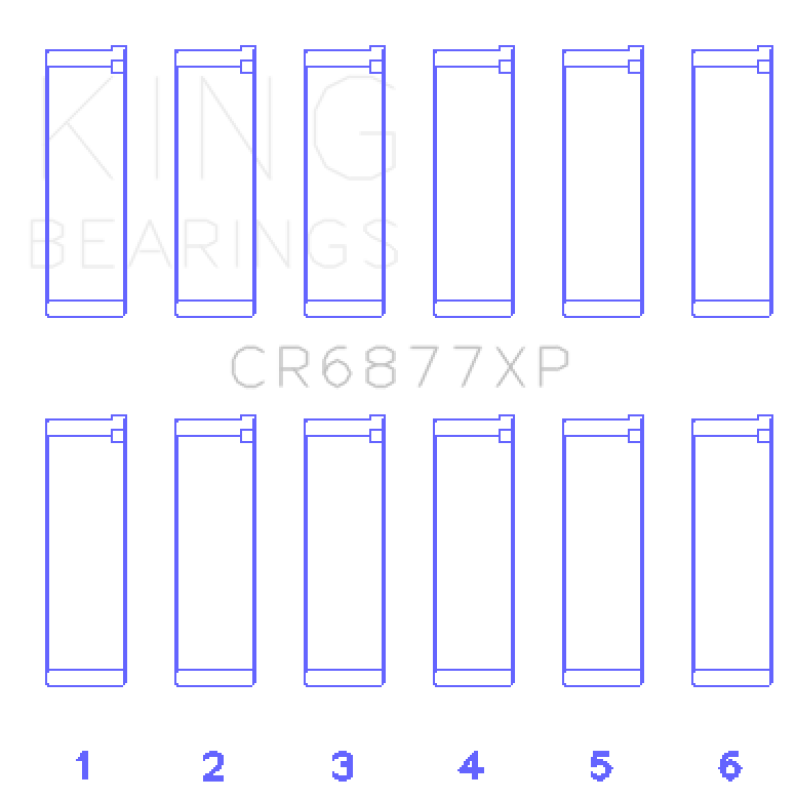 King Engine Bearings BMW S54B32 3.2L (Size STDX) Connecting Rod Bearing Set-thumbmail-2