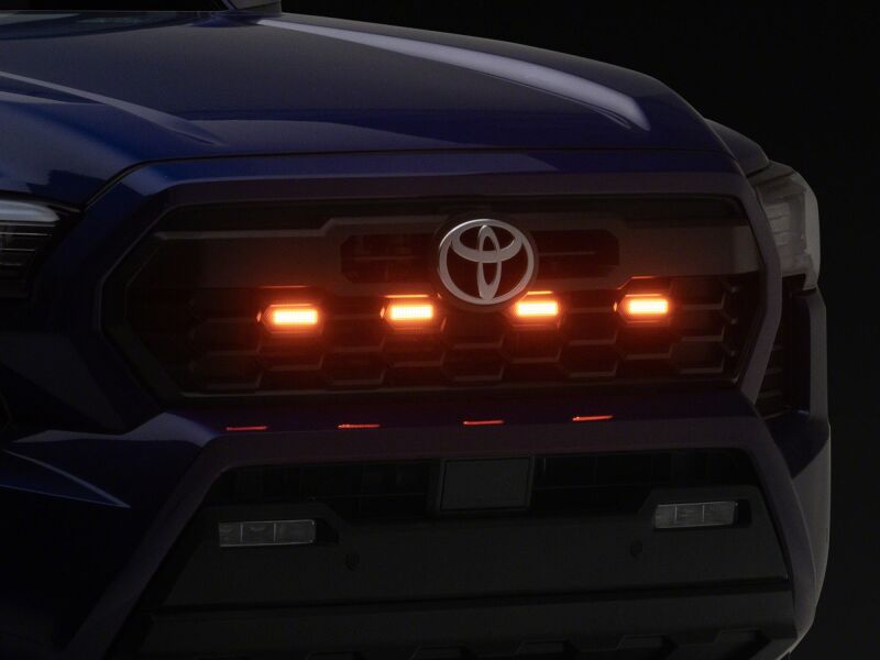 Raxiom 24-26 Toyota Tacoma Pre Runner/ TRD Off-Road/ TRD Sport Amber LED Grille Light- Amber Lens-thumbmail-9