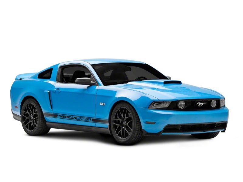 Raxiom 10-12 Ford Mustang w/ Factory Halogen LED Projector Headlights- Blk Housing (Clear Lens)-thumbmail-11