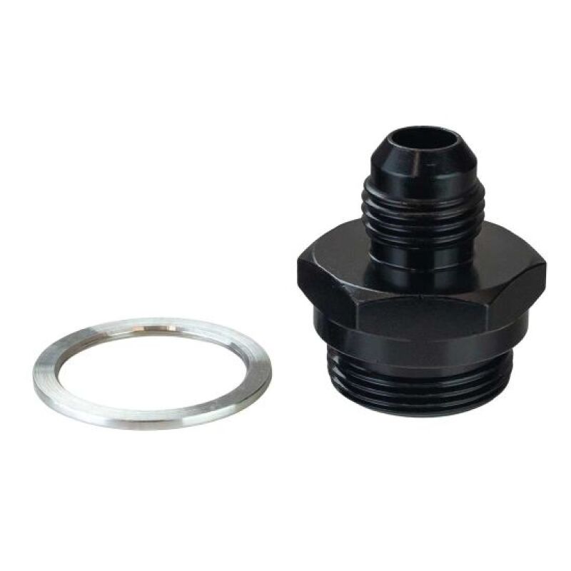 Moroso -6AN x 7/8in-20 1in Long Carburetor Fuel Inlet Fitting-thumbmail-1