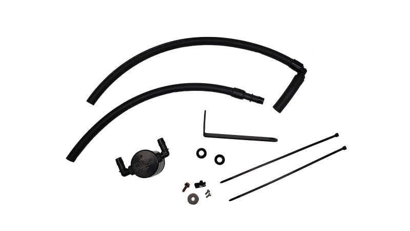 J&L 22-23 Subaru BRZ/GR86 2.4L Passenger Side Oil Separator 3.0 - Black Anodized-thumbmail-1