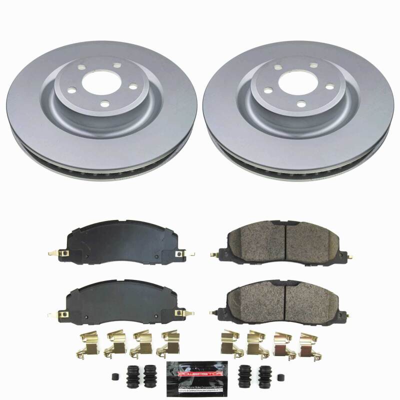 Power Stop 20-25 Ford Explorer Front Z23 Coated Brake Kit-thumbmail-1