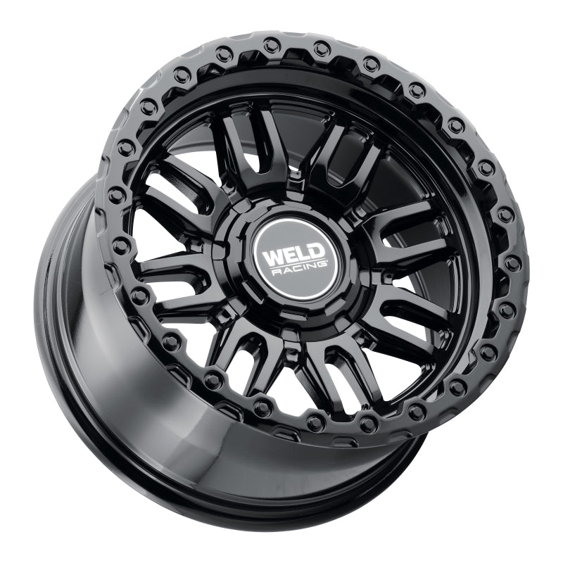 Weld Off-Road Swift 17x9in - 8x170 BP - ET-12 - 125.1mm CB - Gloss Black Wheel & Ring-thumbmail-3