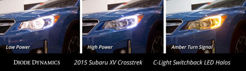 Diode Dynamics Subaru Crosstrek/Impreza C-Light Swithback LED Halos-thumbmail-9