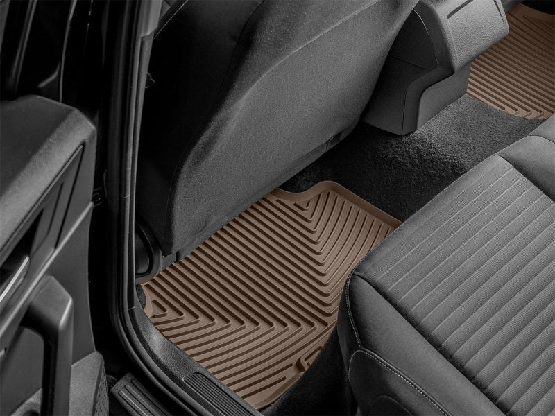 WeatherTech 19-25 Volkswagen Jetta 2nd Row Rear All-Weather Floor Mats - Tan-thumbmail-2