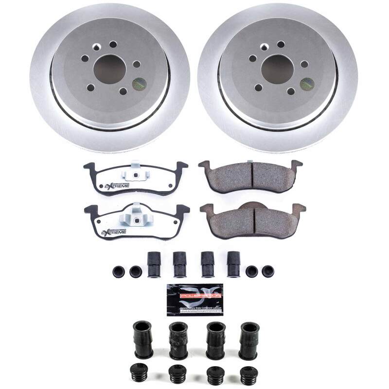 Power Stop 13-19 Lincoln MKT Rear Z36 Coated Truck & Tow Brake Kit-thumbmail-1