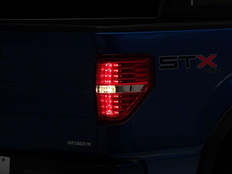 Raxiom 09-14 Ford F-150 Styleside LED Tail Lights- Chrome Housing- Red/Clear Lens-thumbmail-6