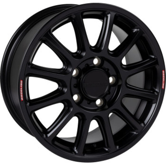 Raceline A14GR Alpha 15x7in/5x114.3 BP/56mm Offset/68mm Bore - Satin Black Wheel