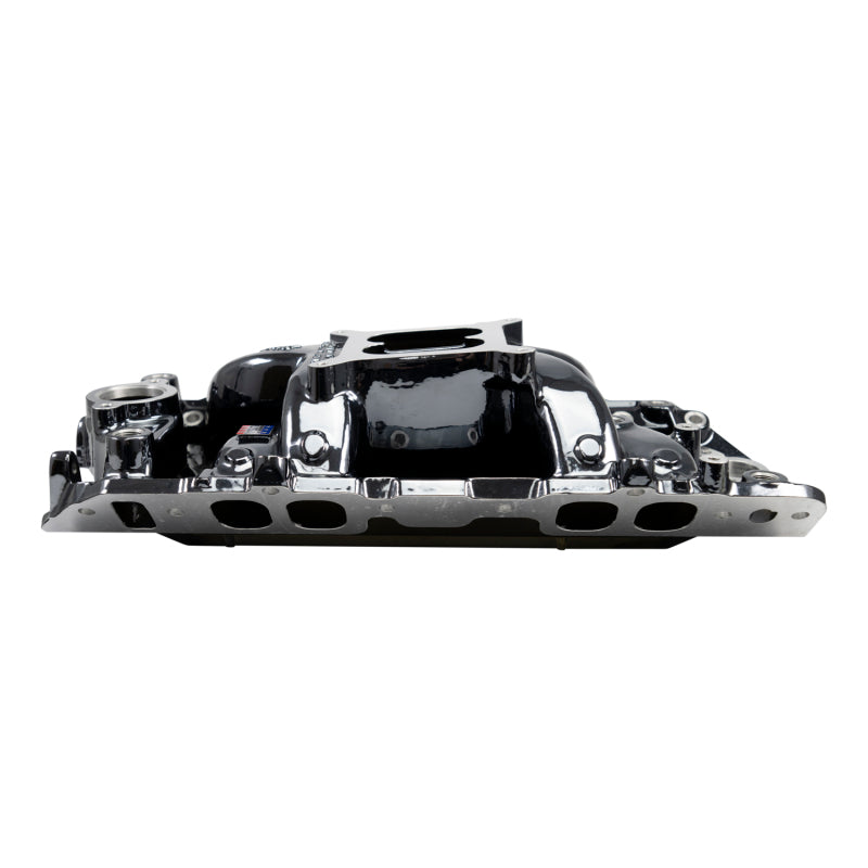 Edelbrock RPM Air-Gap Intake Manifold for Big-Block Chevy Oval Port - Black Plasma Finish-thumbmail-6