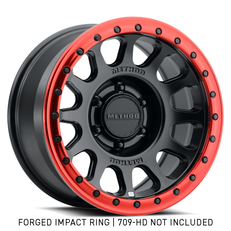 Method Beadlock Ring - 17in Forged - Style 1 - Red-thumbmail-3