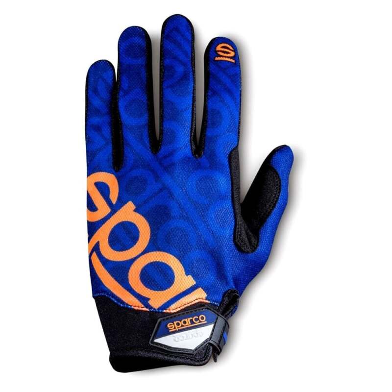 Sparco Glove Meca 3 SMALL Navy/Org-thumbmail-1