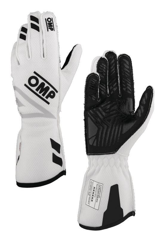 OMP ONE EVO FX GLOVES FIA 8856-2018 WHITE SIZE S