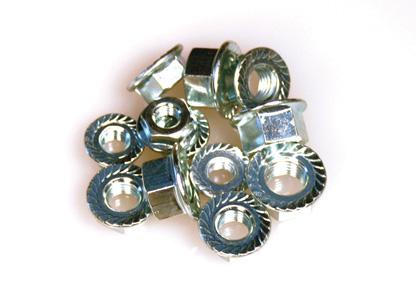 ARP 5/16-24 hex Flanged Nut Chrome Moly (Pack of 10)-thumbmail-1