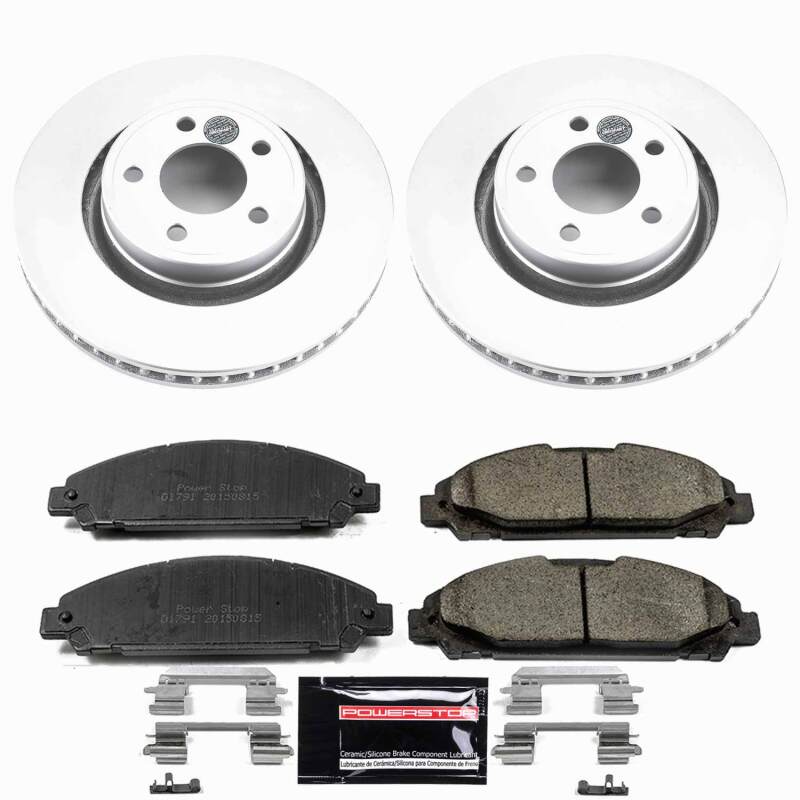Power Stop 15-20 Ford Mustang Front Z23 Coated Brake Kit-thumbmail-1