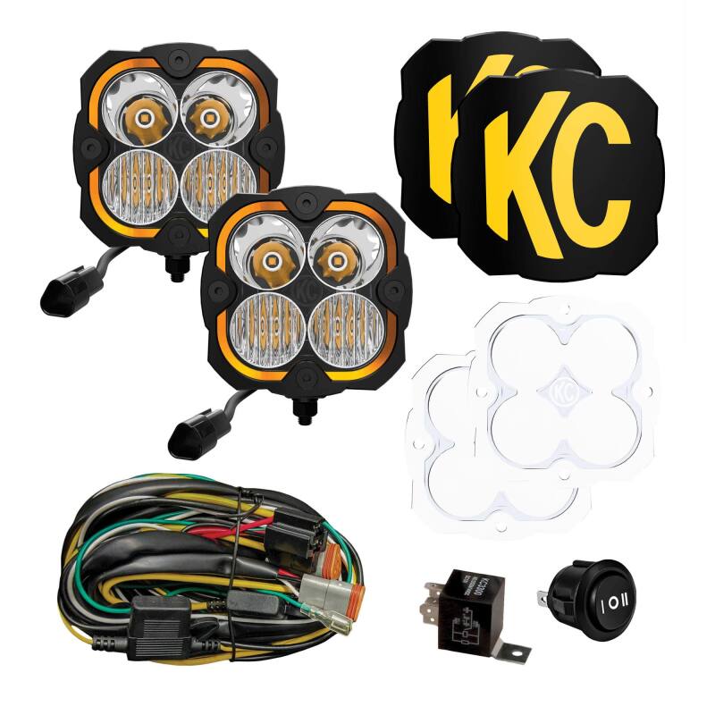KC HiLiTES FLEX ERA 4 - 2-Light Master Kit-thumbmail-1