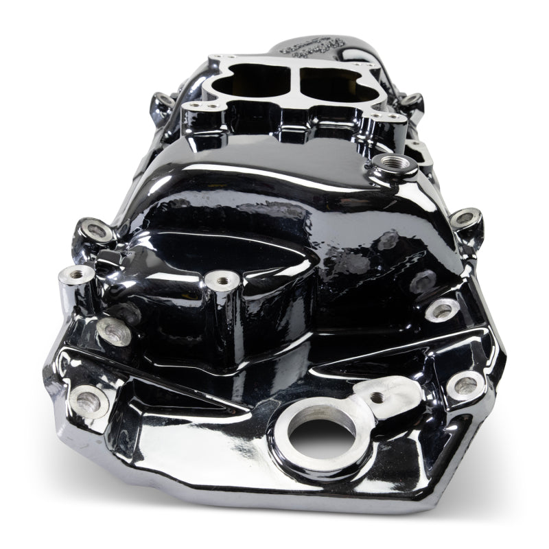 Edelbrock 65-90 BB Chevy Oval Port Heads Performer 2-O Manifold - Black Plasma-thumbmail-7
