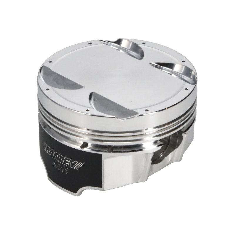 Manley Mitsubishi 4B11 86.5mm Bore 10.0:1 CR -3.5cc Dish Turbo Tuff Piston Set w/ Rings-thumbmail-8
