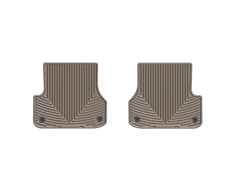 WeatherTech 12+ Audi A6/S6 Rear Rubber Mats - Tan-thumbmail-2