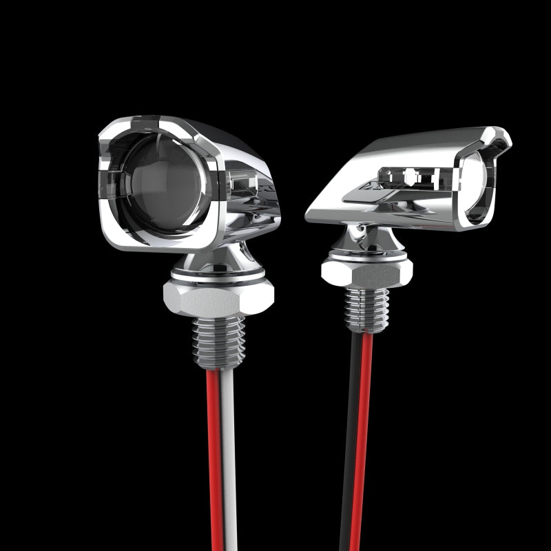 XK Glow Mini Turn Signal Front/Rear Chrome x4-thumbmail-1