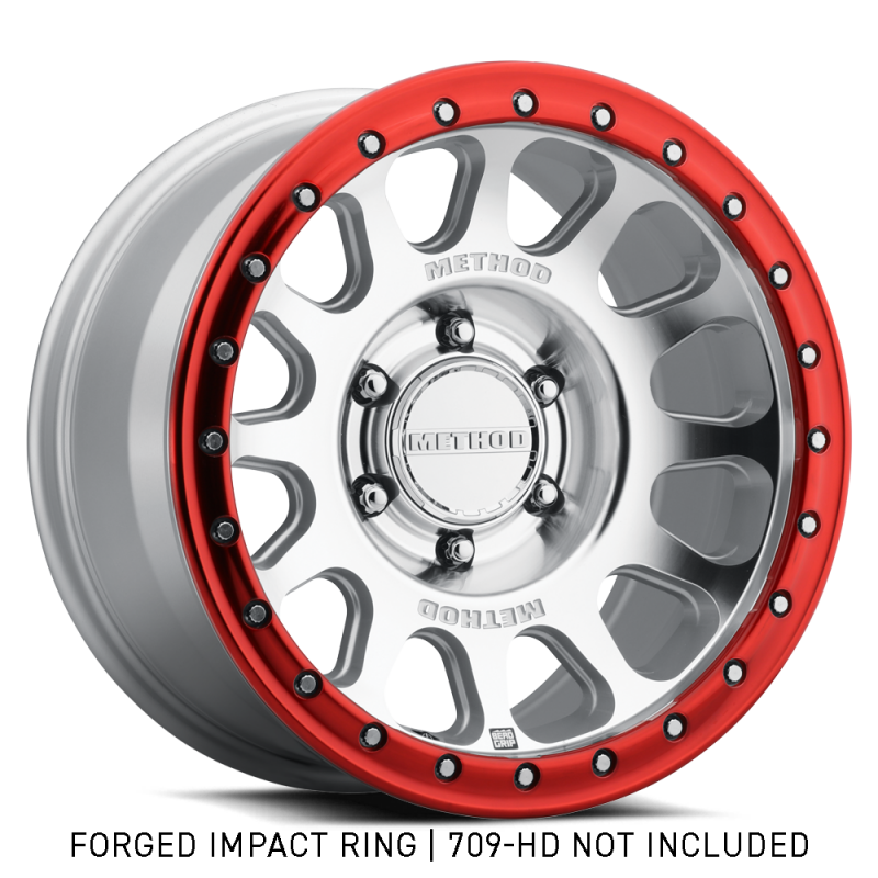 Method Beadlock Ring - 17in Forged - Style 1 - Red-thumbmail-4