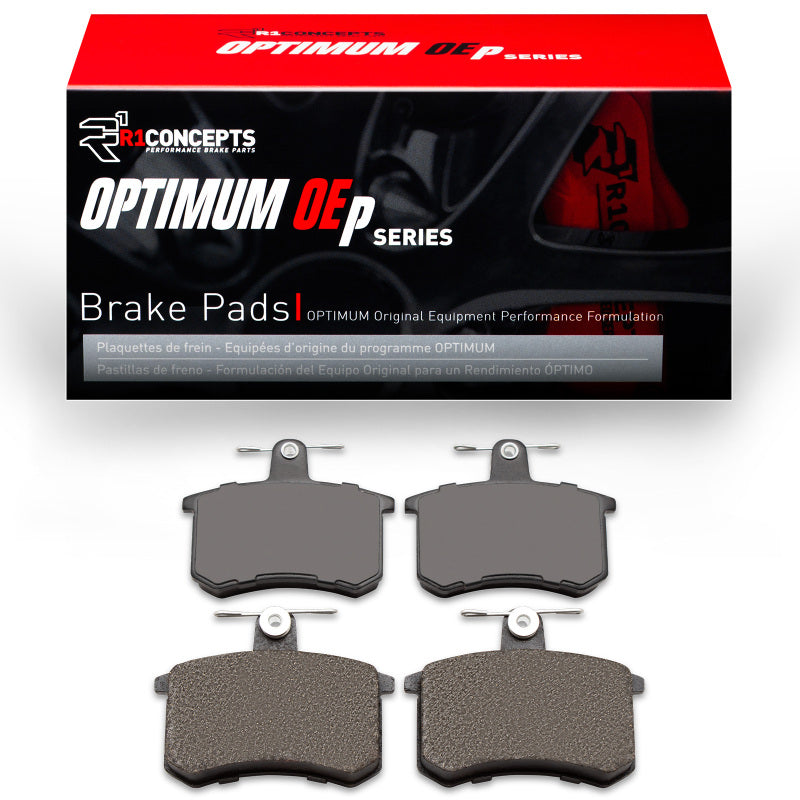 R1 80-01 Audi Quattro Rear Optimum OE Brake Pads-thumbmail-1