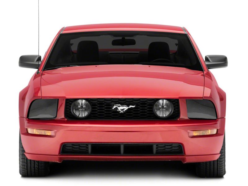 Raxiom 05-09 Ford Mustang Axial Series OEM Style Rep Headlights- Chrome Housing- Smoked Lens-thumbmail-7