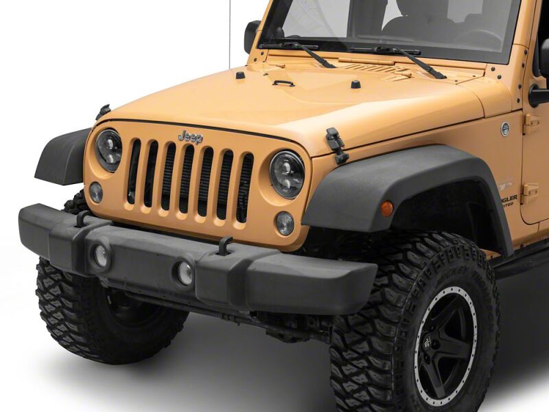 Raxiom 07-18 Jeep Wrangler JK Axial Series DB1 LED Headlights- Black Housing- Clear Lens-thumbmail-9