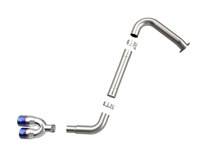 aFe Takeda 21-25 Hyundai Elantra 1.6L (t) 3in. SS Axle-Back Exhaust System w/Blue Flame Tips-thumbmail-6