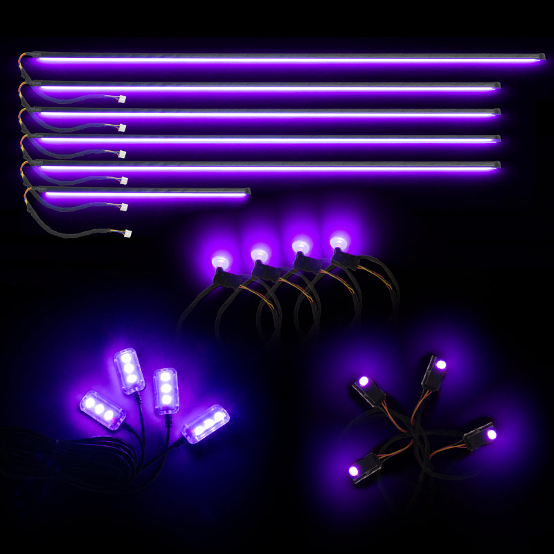 Oracle Lighting Dynamic Colorshift 18 Piece Universal Full LED Interior Dash Board Kit-thumbmail-4