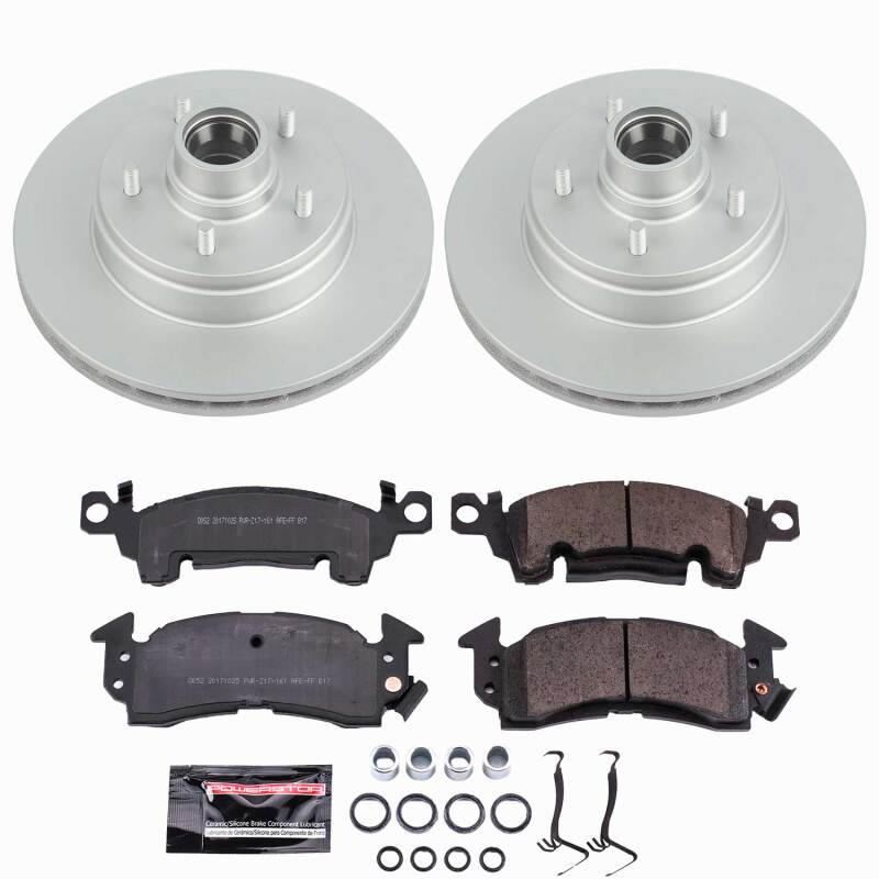 Power Stop 91-96 Buick Roadmaster Front Z23 Coated Brake Kit-thumbmail-1