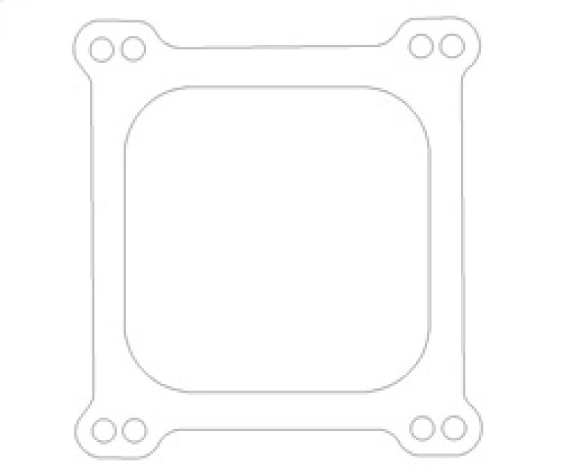 Cometic Holley 4 Barrel 4150 Style .047in Fiber Carburetor Gasket - 4.500in x4.500in - Open Plenum-thumbmail-1