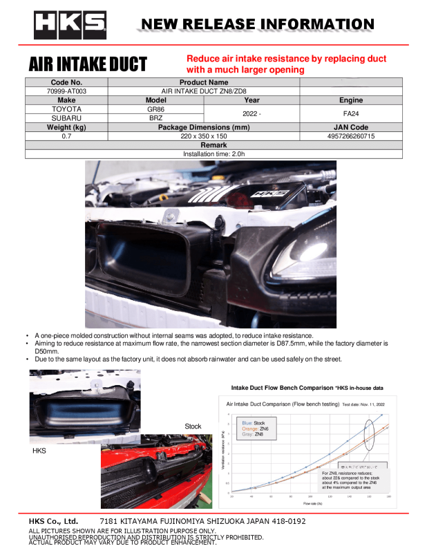 HKS Air Intake Duct ZN8/ZD8-thumbmail-2