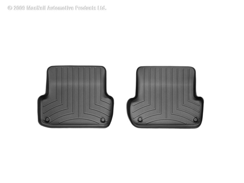 WeatherTech 02-08 Audi A4/S4/RS4 Rear FloorLiner - Black-thumbmail-2